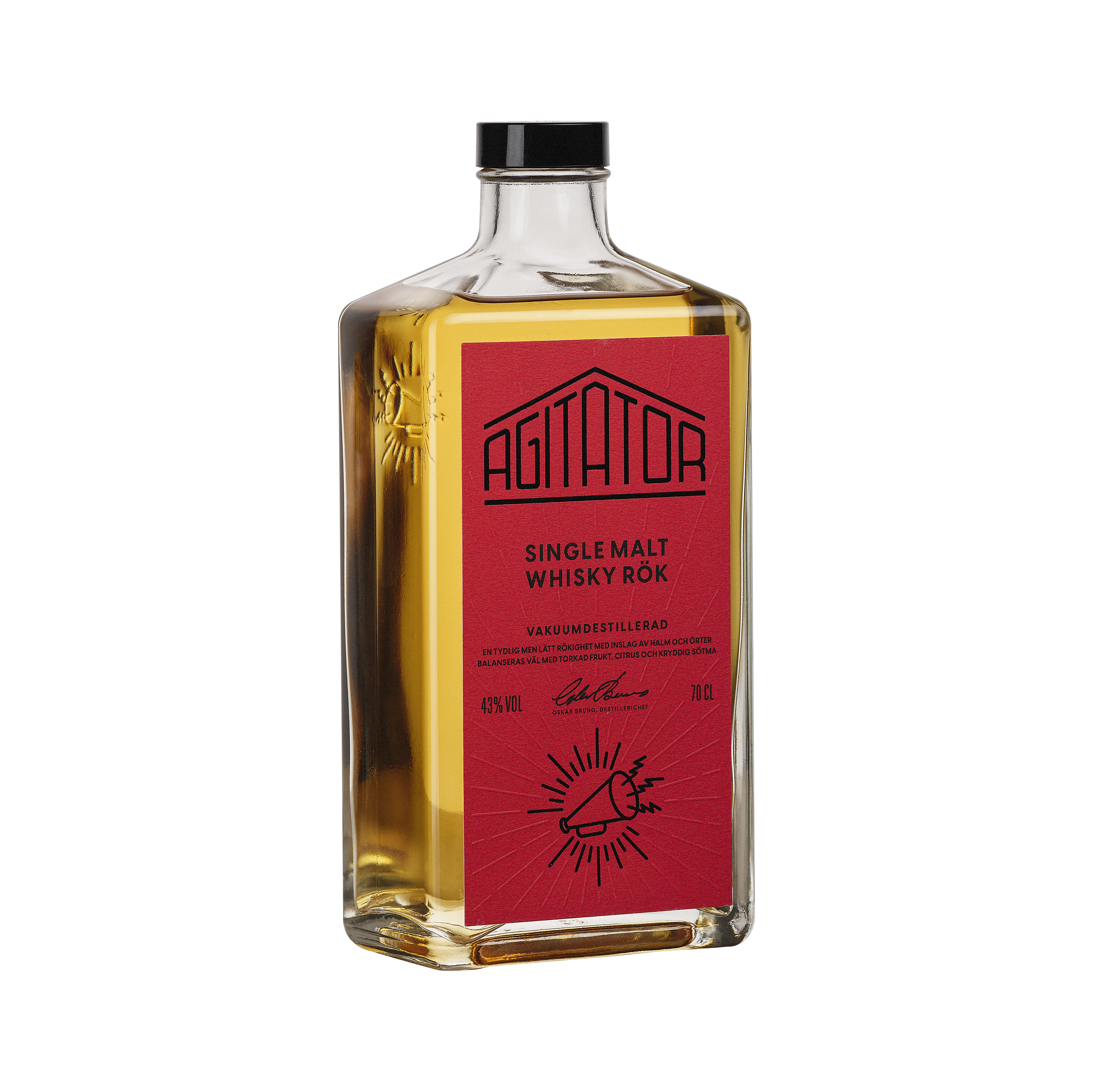 Agitator Rök Single Malt Whisky Peated, imagen 1 de 6